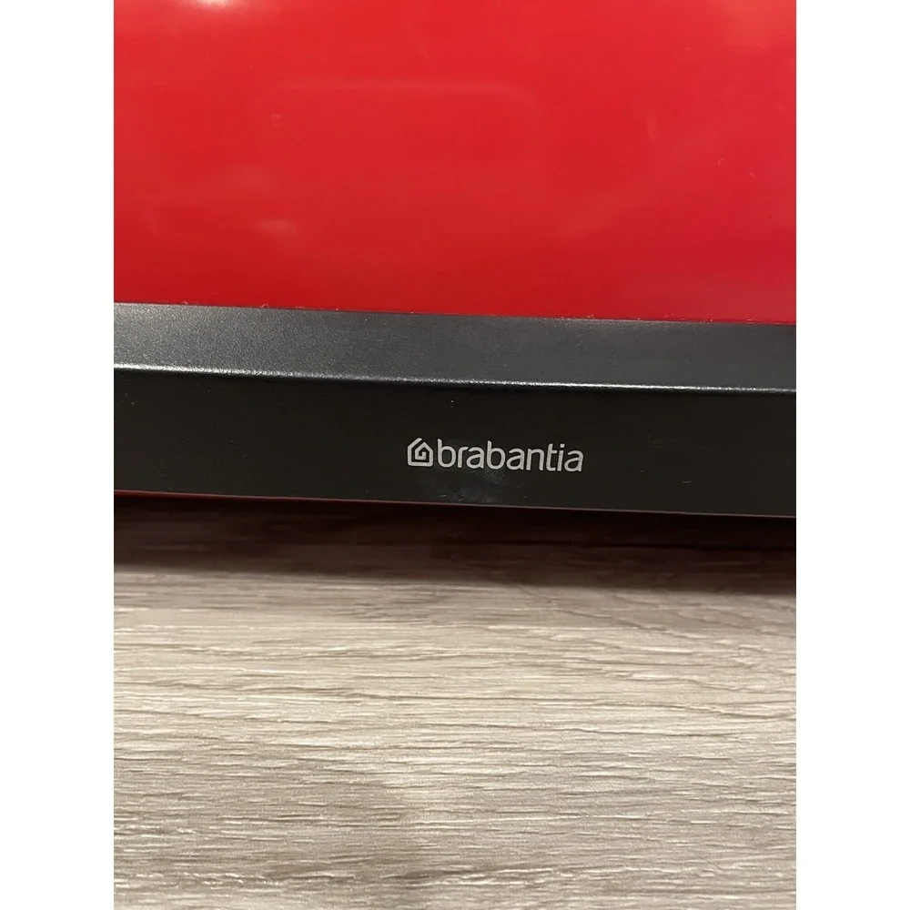 Brabantia Bread Box Belgium Retro Rare Red Variant Metal Used